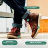 imageDanner Logger 917 6quot Waterproof Hiking Boots for Men  FullGrain Leather with Breathable GoreTex Vibram SPE Midsole and 917 Traction OutsoleCap Toe Sierra