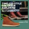 imageDanner Logger 917 6quot Waterproof Hiking Boots for Men  FullGrain Leather with Breathable GoreTex Vibram SPE Midsole and 917 Traction OutsoleCap Toe Sierra