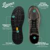 imageDanner Logger 917 Waterproof Moc Toe Work Boots for Men  Nubuck Leather with Breathable GoreTex Vibram SPE Midsole and 917 Traction OutsoleCharcoal