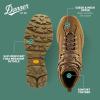 imageDanner Mens Fullbore 45quot Military and Tactical Boots for Men  Lightweight Hot Weather Upper with Vibram Midsole and SlipResistant Traction OutsoleCoyote