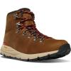 imageDanner Mountain 600 Hiking Boots for Women  Waterproof Durable Suede Upper Breathable Lining TripleDensity Footbed ampamp Vibram Traction OutsoleGrizzly BrownRhodo Red