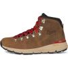 imageDanner Mountain 600 Waterproof Hiking Boots for Men  Lightweight Durable Upper with Breathable Lining ShockAbsorbing Footbed ampamp Traction OutsoleGrizzly BrownRhodo Red  New