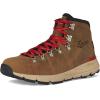 imageDanner Mountain 600 Waterproof Hiking Boots for Men  Lightweight Durable Upper with Breathable Lining ShockAbsorbing Footbed ampamp Traction OutsoleGrizzly BrownRhodo Red  New