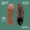 imageDanner Skyridge Hiking Boots for Men  Waterproof with Durable Suede ampamp Cotton Ripstop Upper Breathable Lining Comfort Footbed ampamp Traction OutsoleDark Earth