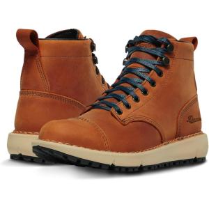 imageDanner Logger 917 6quot Waterproof Hiking Boots for Men  FullGrain Leather with Breathable GoreTex Vibram SPE Midsole and 917 Traction OutsoleCap Toe Sierra