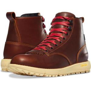 imageDanner Logger 917 6quot Waterproof Hiking Boots for Men  FullGrain Leather with Breathable GoreTex Vibram SPE Midsole and 917 Traction OutsoleMonks Robe
