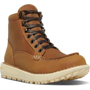imageDanner Logger 917 Waterproof Moc Toe Work Boots for Men  Nubuck Leather with Breathable GoreTex Vibram SPE Midsole and 917 Traction OutsoleRoasted Pecan