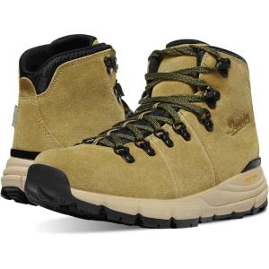 imageDanner Mountain 600 Hiking Boots for Women  Waterproof Durable Suede Upper Breathable Lining TripleDensity Footbed ampamp Vibram Traction OutsoleAntique BronzeMurky Green