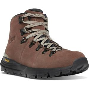 imageDanner Mountain 600 Hiking Boots for Women  Waterproof Durable Suede Upper Breathable Lining TripleDensity Footbed ampamp Vibram Traction OutsoleDark EarthChocolate Chip