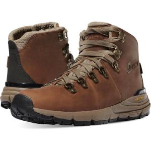 imageDanner Mountain 600 Hiking Boots for Women  Waterproof Durable Suede Upper Breathable Lining TripleDensity Footbed ampamp Vibram Traction OutsoleRich Brown