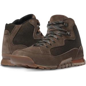 imageDanner Skyridge Hiking Boots for Men  Waterproof with Durable Suede ampamp Cotton Ripstop Upper Breathable Lining Comfort Footbed ampamp Traction OutsoleDark Earth