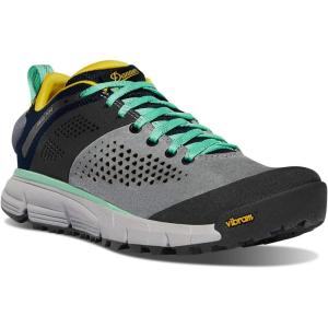 imageDanner Trail 2650 3 Hiking Shoes for Women  Durable Suede ampamp Textile Upper with Breathable Mesh Lining Ortholite Footbed ampamp Vibram Traction OutsoleGrayBlueSpectra Yellow