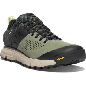 imageDanner Trail 2650 3 Hiking Shoes for Women  Durable Suede ampamp Textile Upper with Breathable Mesh Lining Ortholite Footbed ampamp Vibram Traction OutsoleOil GreenJet Black