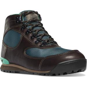 imageDanner Womens Jag Distressed BrownDeep Teal Hiking BootBrindleGoblin Blue  Full Grain