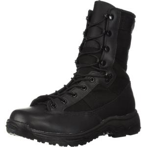 imageDanner Reckoning 8quot Military and Tactical Boots for Men  Polishable Toe Vibram AllTerrain Platform Made in USA ampamp Berry CompliantBlack Hot