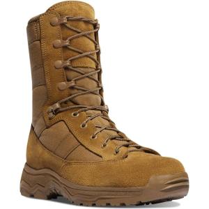 imageDanner Reckoning STF 8quot Military Boots for Men  Durable RoughOut Leather ampamp 1000D Nylon with Breathable Mesh Lining ampamp AllTerrain Traction OutsoleCoyote