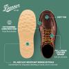 imageDanner 6 Bull Run Moc Toe Work Boots for Men  Oiled FullGrain Leather Upper with Non Slip Wedge Outsole and 3Density Cushion Footbed EH ResistantBrown
