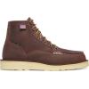 imageDanner 6 Bull Run Moc Toe Work Boots for Men  Oiled FullGrain Leather Upper with Non Slip Wedge Outsole and 3Density Cushion Footbed EH ResistantBrown  Goretex
