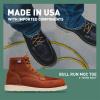 imageDanner 6 Bull Run Moc Toe Work Boots for Men  Oiled FullGrain Leather Upper with Non Slip Wedge Outsole and 3Density Cushion Footbed EH ResistantTobacco