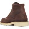 imageDanner 6 Bull Run Steel Toe Work Boots for Men  Oiled FullGrain Leather with Non Slip Wedge Outsole and 3Density Cushion Footbed EH ResistantBrown Heel