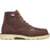 imageDanner 6 Bull Run Steel Toe Work Boots for Men  Oiled FullGrain Leather with Non Slip Wedge Outsole and 3Density Cushion Footbed EH ResistantBrown Heel