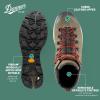 imageDanner Mens Arctic 600 SideZip 7 200G Waterproof Hiking BootBrownRed