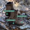 imageDanner Pronghorn 8 Hunting Boots for Men  Waterproof GoreTex and FullGrain Leather Cushion Midsole Torsion Shank and Vibram Traction OutsoleBrown
