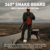 imageDanner Sharptail 17quot SideZip Waterproof Snake Boots for Men  FullGrain Leather and Nylon with 360 Snake Guard Comfort Footbed ampamp Traction OutsoleBrown