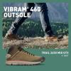 imageDanner Trail 2650 GoreTex Mid 4quot Waterproof Hiking Shoes for Men  Suede and Textile Upper with Comfort Footbed EXO Heel System ampamp Traction OutsoleDusty Olive  New