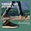 imageDanner Trail 2650 GoreTex Mid 4quot Waterproof Hiking Shoes for Men  Suede and Textile Upper with Comfort Footbed EXO Heel System ampamp Traction OutsoleBlackKhaki