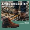 imageDanner Vicious 45 Waterproof Work Boots for Men  FullGrain Leather with Breathable GoreTex Lining Speed Lace System and Non Slip Heeled OutsoleBrownOrange
