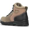 imageDanner Vicious NMT 4 Composite Toe Work Boots for Women  Waterproof and Breathable Leather Upper SlipResistant Rubber Vibram Outsole EH ResistantBrownGreen