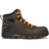 imageDanner Vicious NMT 4 Composite Toe Work Boots for Women  Waterproof and Breathable Leather Upper SlipResistant Rubber Vibram Outsole EH ResistantBrownOrange