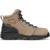 imageDanner Vicious NMT 4 Composite Toe Work Boots for Women  Waterproof and Breathable Leather Upper SlipResistant Rubber Vibram Outsole EH ResistantBrownGreen