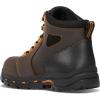 imageDanner Vicious NMT 4 Composite Toe Work Boots for Women  Waterproof and Breathable Leather Upper SlipResistant Rubber Vibram Outsole EH ResistantBrownOrange