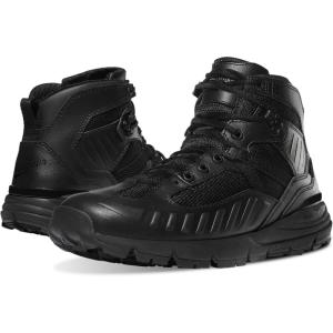 imageDanner FullBore 45 Waterproof Black Tactical Boots for Men  FullGrain Leather ampamp Mesh with ShockAbsorbing Midsole ampamp SlipResistant OutsoleBlack