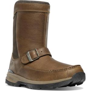 imageDanner Mens Recurve Rear Zip 10quot MocToe Leather Hunting BootLight Brown Moc Toe