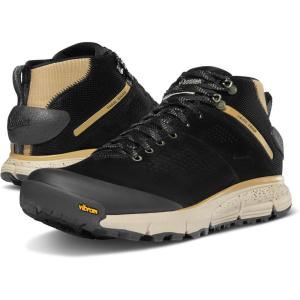 imageDanner Trail 2650 GoreTex Mid 4quot Waterproof Hiking Shoes for Men  Suede and Textile Upper with Comfort Footbed EXO Heel System ampamp Traction OutsoleBlackKhaki