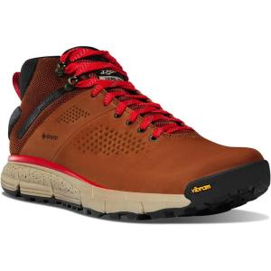 imageDanner Trail 2650 GoreTex Mid 4quot Waterproof Hiking Shoes for Men  Suede and Textile Upper with Comfort Footbed EXO Heel System ampamp Traction OutsoleBrownRed