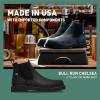 imageDanner 6 Bull Run Chelsea Work Boots for Men  Oiled FullGrain Leather Upper with Mesh Lining 3Density Cushion Footbed and Non Slip Wedge OutsoleBlack