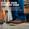 imageDanner 6 Bull Run Chelsea Work Boots for Men  Oiled FullGrain Leather Upper with Mesh Lining 3Density Cushion Footbed and Non Slip Wedge OutsoleBrown