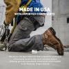imageDanner 8 Quarry USA Waterproof Work Boots for Men  FullGrain Leather with GoreTex 3Density Cushion Footbed ampamp Traction Heel Outsole EH ResistantBlack