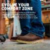 imageDanner Bull Run 6quot Chelsea Steel Toe Work Boots for Men  FullGrain Leather with Oil and SlipResistant Wedge Outsole EH Resistant and Made in USABrown
