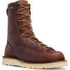 imageDanner 8 Bull Run Work Boots for Men  Durable Lightweight FullGrain Leather with Non Slip Wedge Outsole ampamp 3Density Cushion Footbed EH ResistantBrown