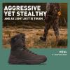 imageDanner Vital 8 Waterproof Hunting Boots for Men  AbrasionResistant Leather ampamp Textile Upper ShockAbsorbing Footbed ampamp Non Slip Traction OutsoleBrown