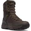 imageDanner Vital 8 Waterproof Hunting Boots for Men Insulated with 400g Thinsulate Ultra Leather ampamp Textile Upper Comfort Footbed ampamp Traction OutsoleBrown