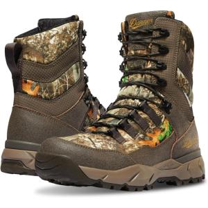 imageDanner Vital Waterproof Hunting Boots for Men with 800g Thinsulate Ultra Insulation Breathable Danner Dry Barrier Comfort Footbed ampamp Traction OutsoleRealtree Edge