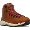 imageDanner Mens Mountain 600 Evo 45quot Waterproof Hiking BootMocha BrownRhodo Red