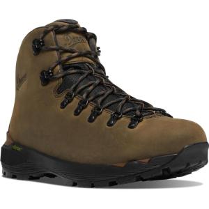 imageDanner Mens Mountain 600 Evo 45quot Waterproof Hiking BootTopsoil BrownBlack