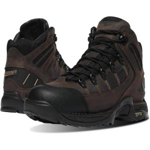 imageDanner 453 55quot Waterproof Hiking Boots for Men  Nubuck Leather Upper with Breathable GoreTex Lining Toe Cap and TFX Traction OutsoleLoam BrownChocolate Chip